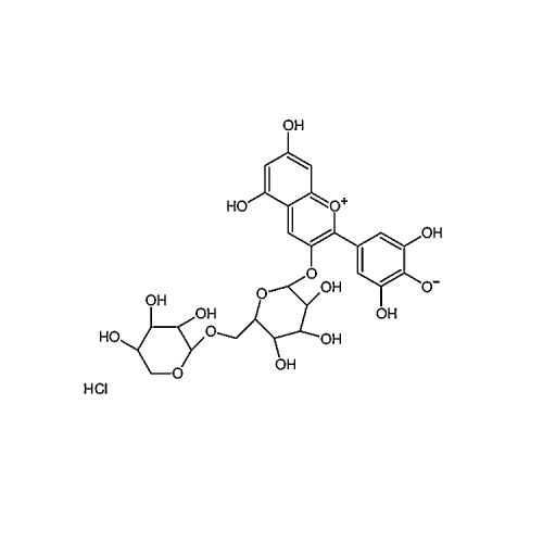 Delphinidin-3-sambubioside chloride 53158-73-9