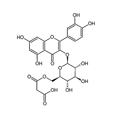 Quercetin 3-O-(6″-O-malonyl)-β-D-glucoside 96862-01-0