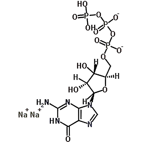 Guanosine 5´-triphosphoric acid disodium salt 56001-37-7