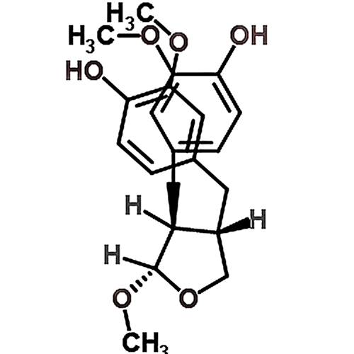 4,4'-Dihydroxy-3,3',9-trimethoxy-9,9'-epoxylignan 1206464-65-4
