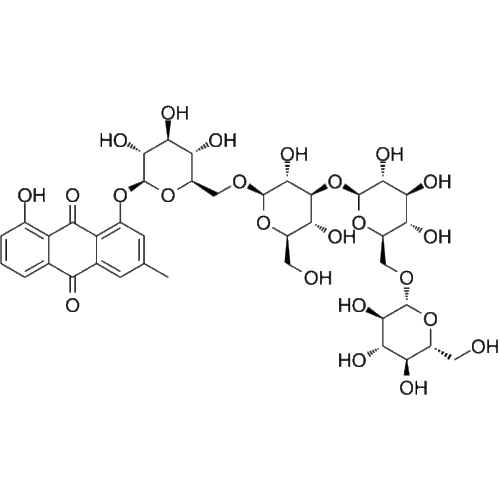 Chrysophanol 1-O-beta-tetraglucoside 120181-08-0