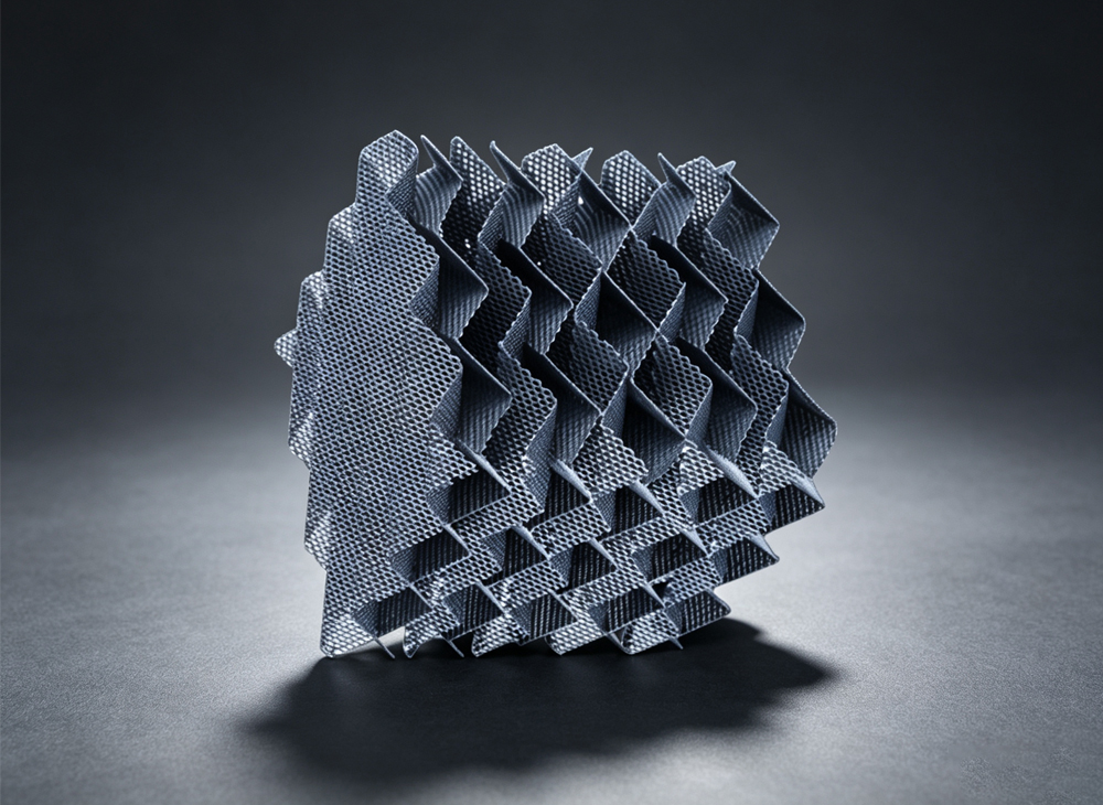 SILICON CARBIDE MESH PACKING