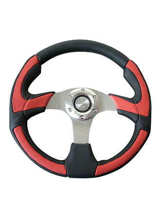 Leather steering wheel JLL-089