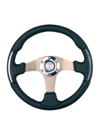 Leather steering wheel JLL-088