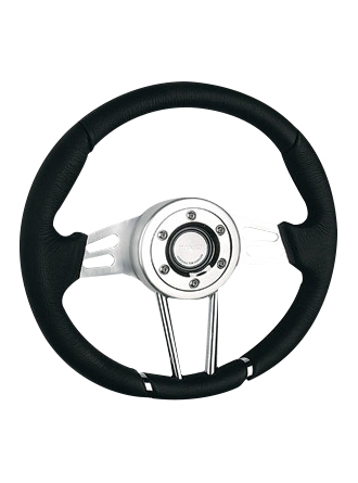 Leather steering wheel JLL-058