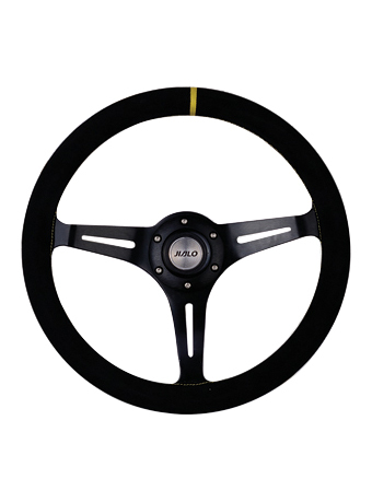 Leather steering wheel JLL-096