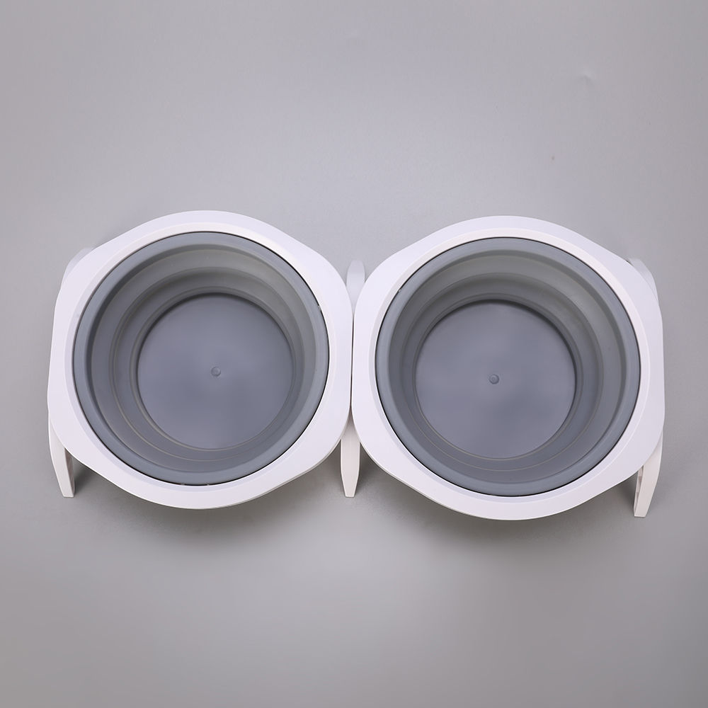 Foldable Pet Bowl double bowl 