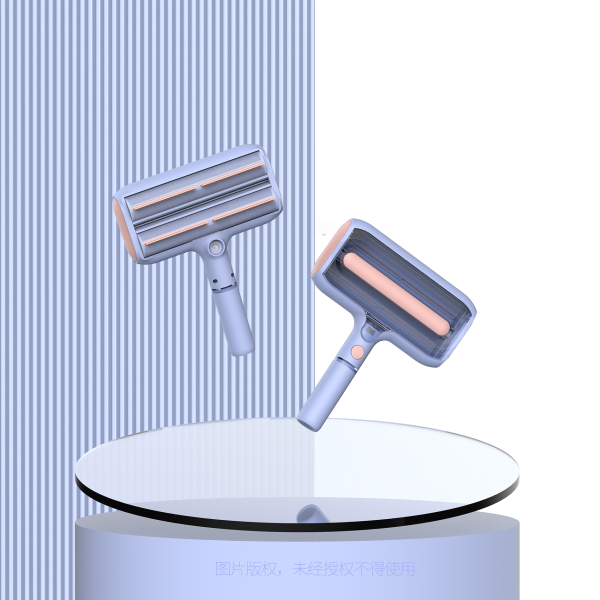 双滚轮喷雾除毛刷 