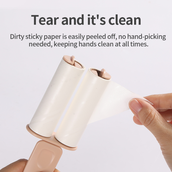 双滚可折叠粘毛器 