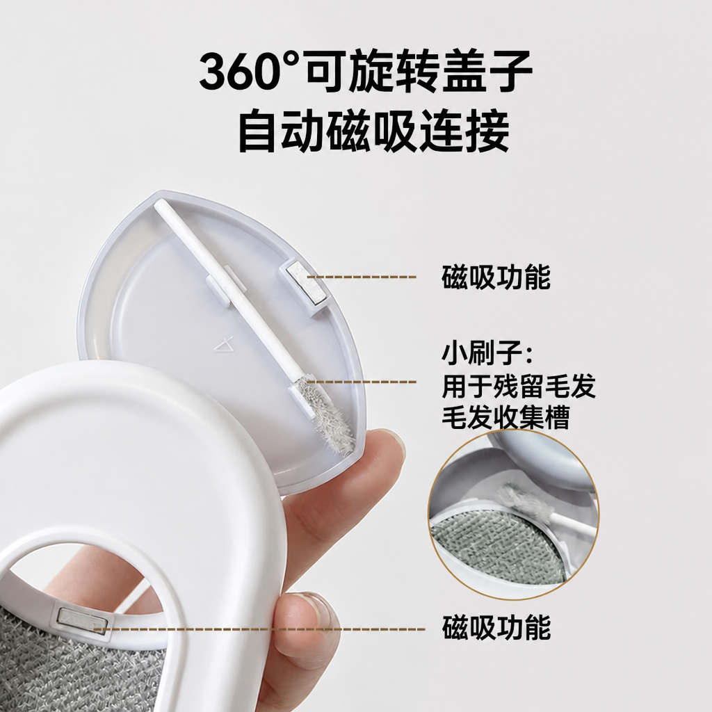伸缩毛刷 