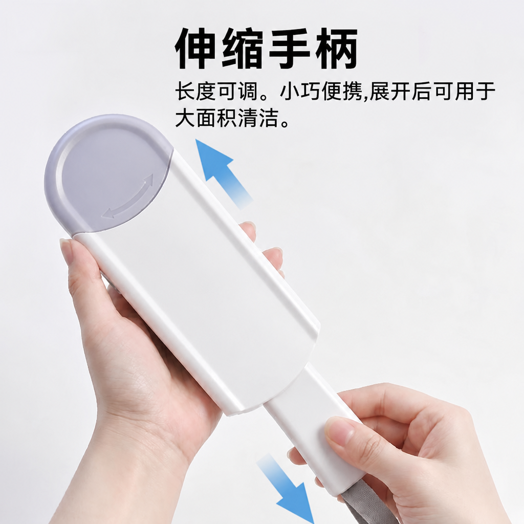 伸缩毛刷 