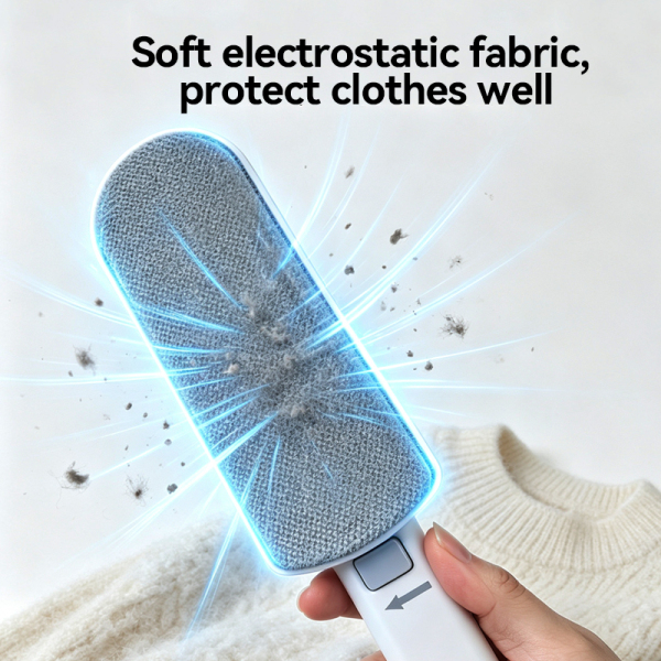 Retractable Static Lint Brush 