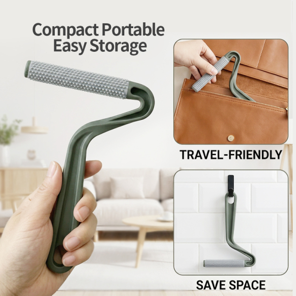 Double-sided pet hair remover 