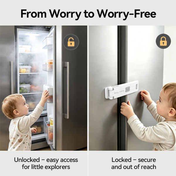 Refrigerator Lock (Double-Door) 