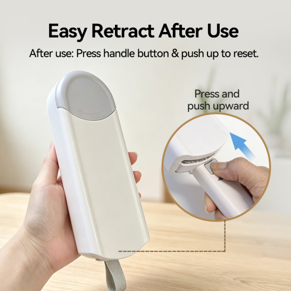 Retractable Static Lint Brush 