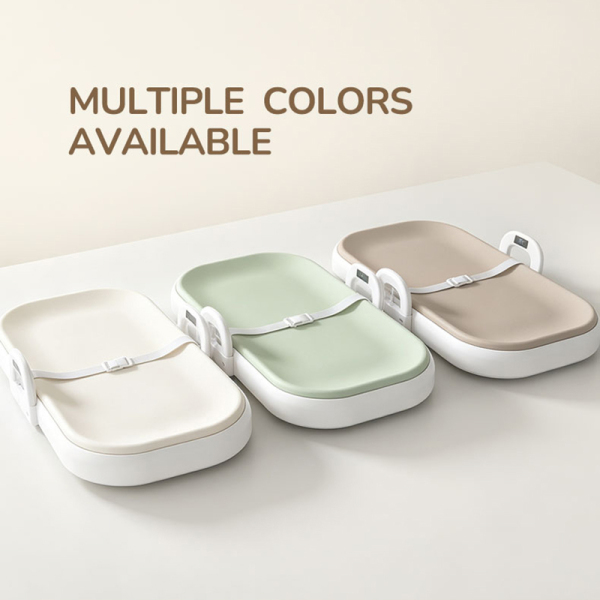 Changing Table With Built-In Scales 