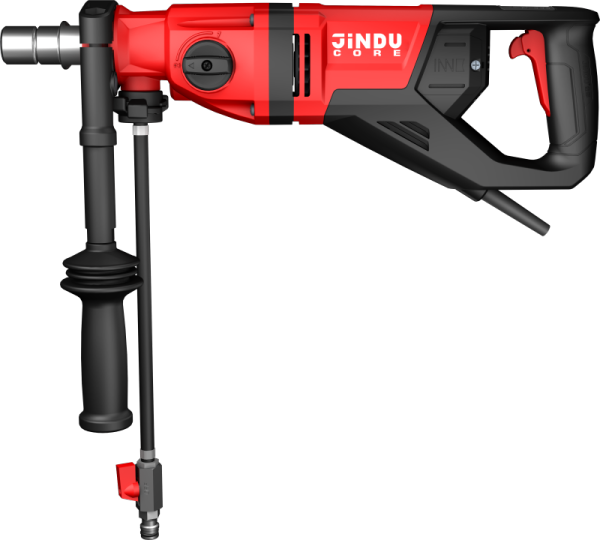 Hand-held core drill