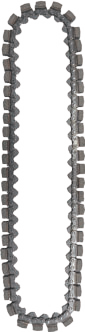 Chainsaw chain (twin teeth)