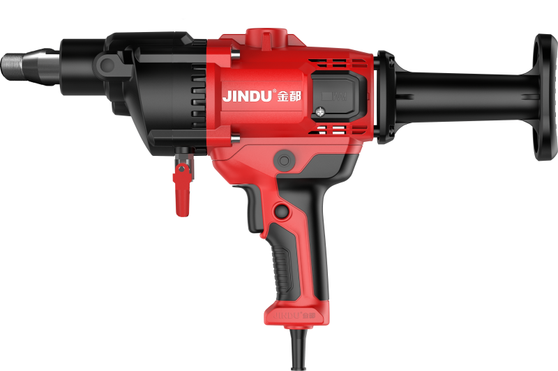 Hand-held core drill