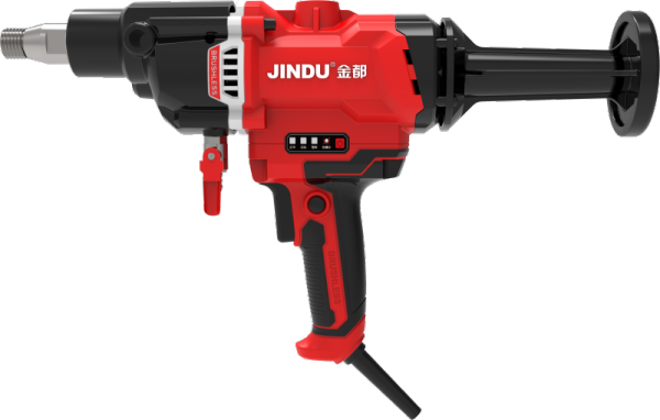 Hand-held core drill