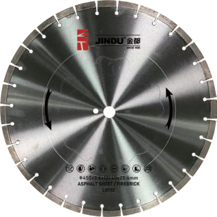 Silencing cutting blade 