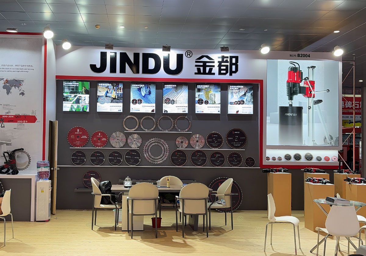 Jindu tools appeared at China Xiamen International Stone Exhibition Center