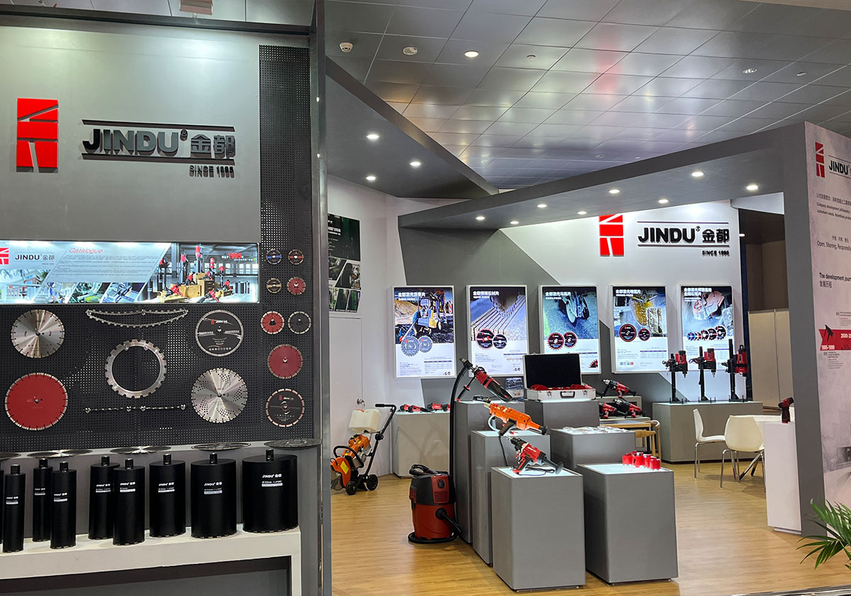 Jindu tools appeared at China Xiamen International Stone Exhibition Center
