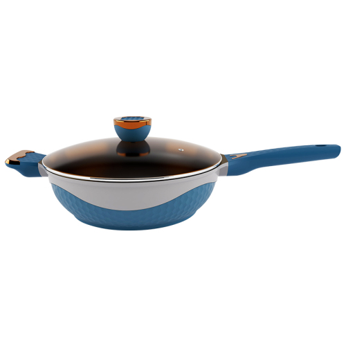 Zunxiang titanium double color frying pan