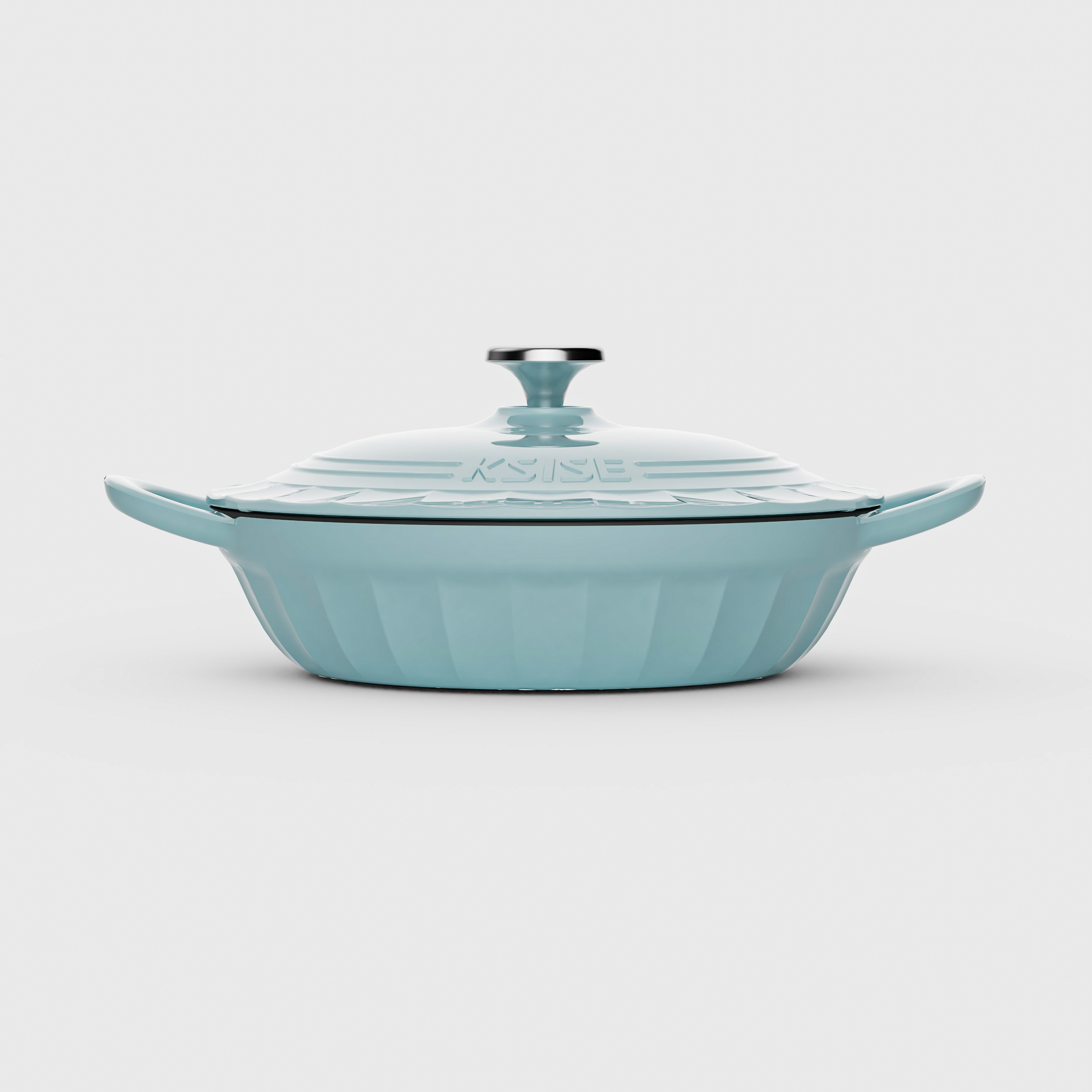COLORFUL CAST IRON ENAMEL SEAFOOD POT