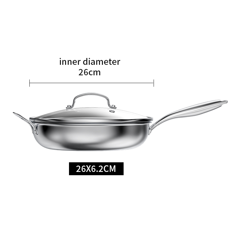 Deep Honeycomb Fry Pan