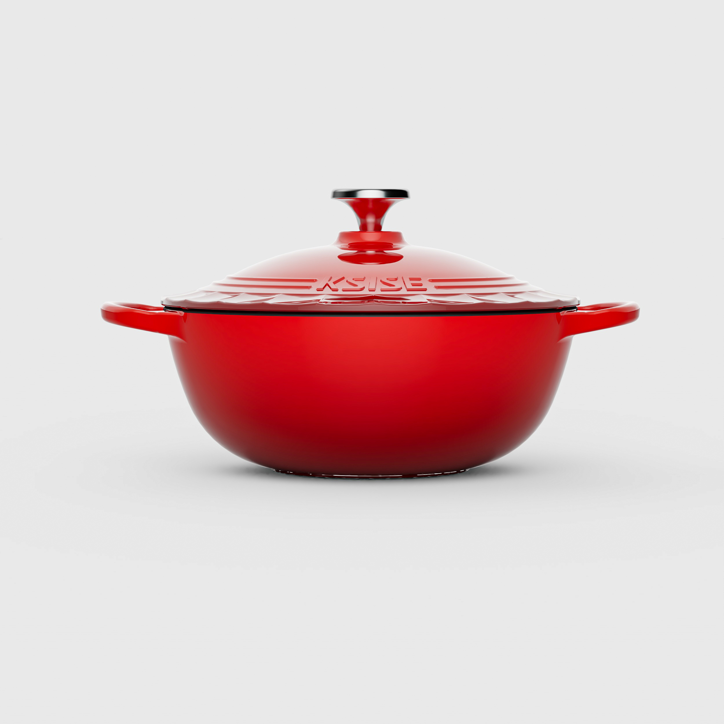COLORFUL CAST IRON ENAMEL SEAFOOD POT