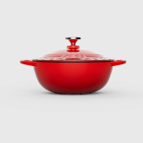 COLORFUL CAST IRON ENAMEL SEAFOOD POT