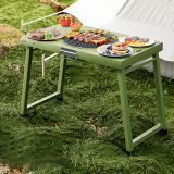FOLDABLE BBO SET COOK TEA AND HOT POT FUNCTION