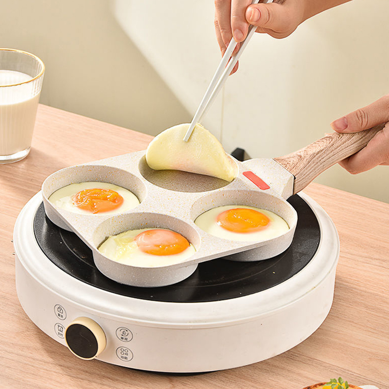 FOUR HOLE EGG FRY PAN