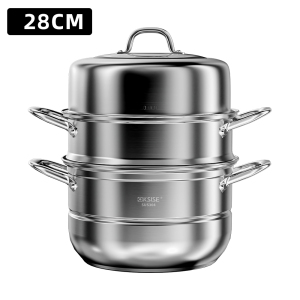 Multifunctional 3-ply steamer