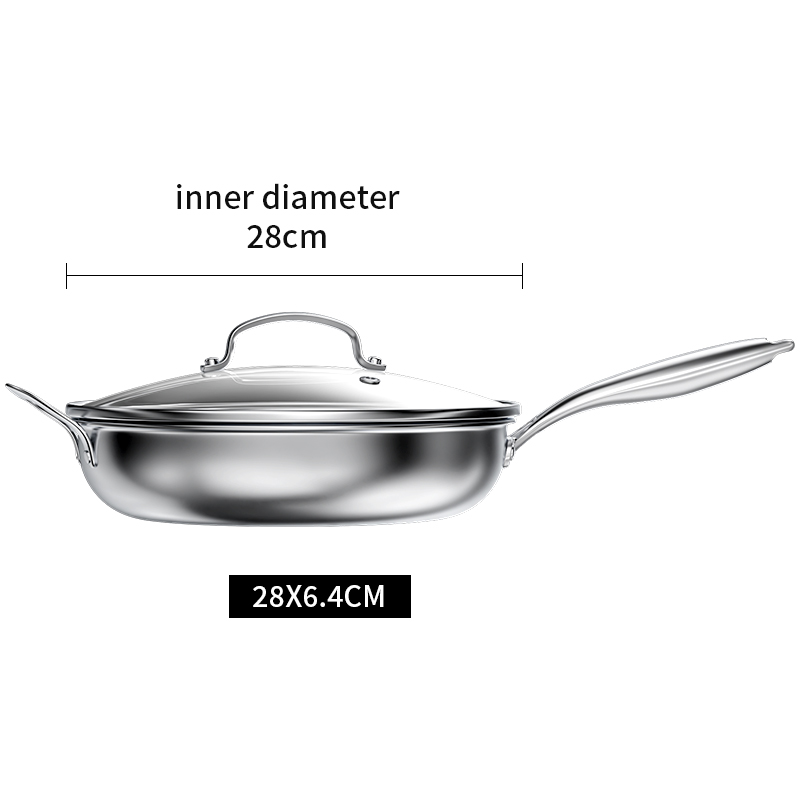 Deep Honeycomb Fry Pan