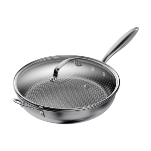 Deep Honeycomb Fry Pan