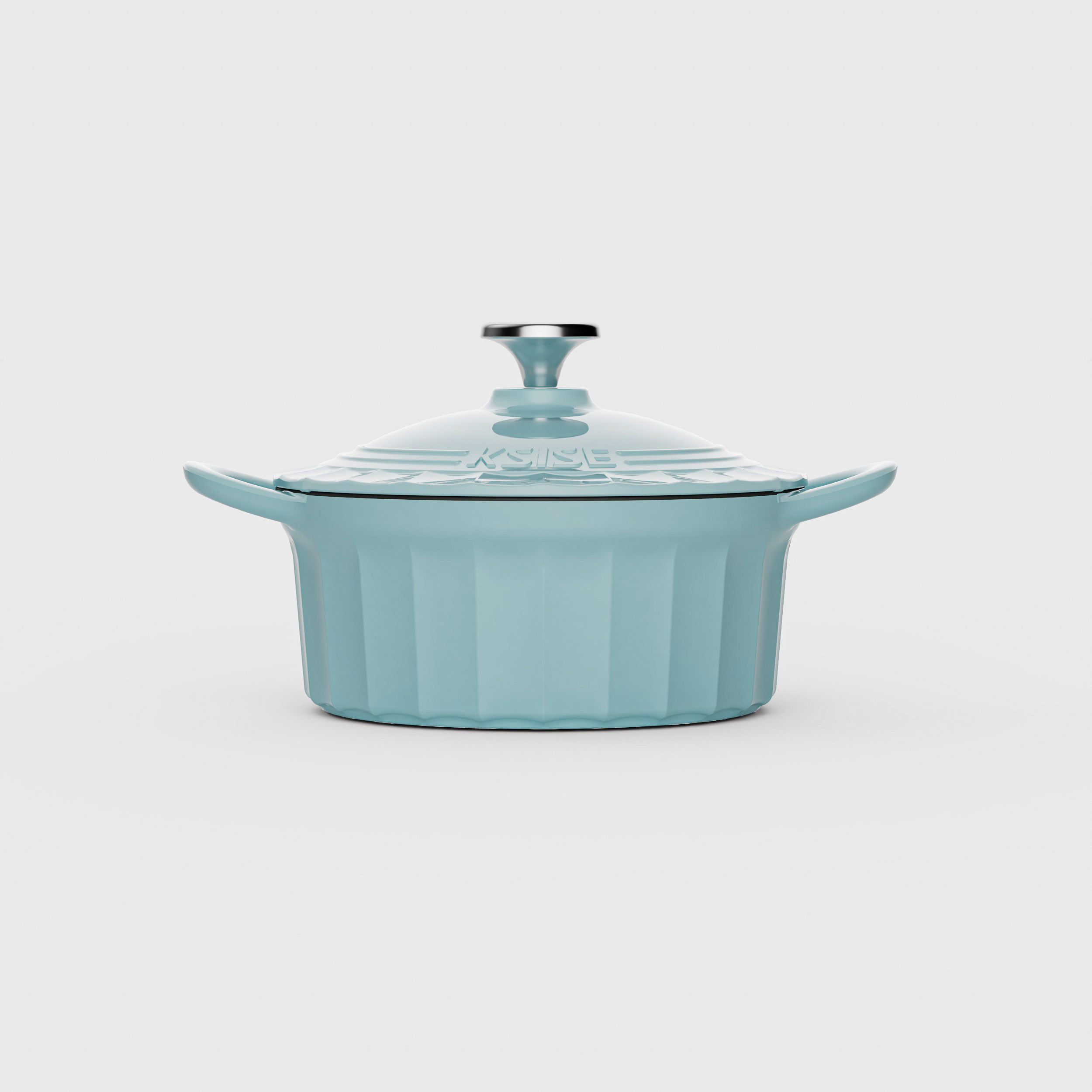 COLORFUL CAST IRON ENAMEL SEAFOOD POT