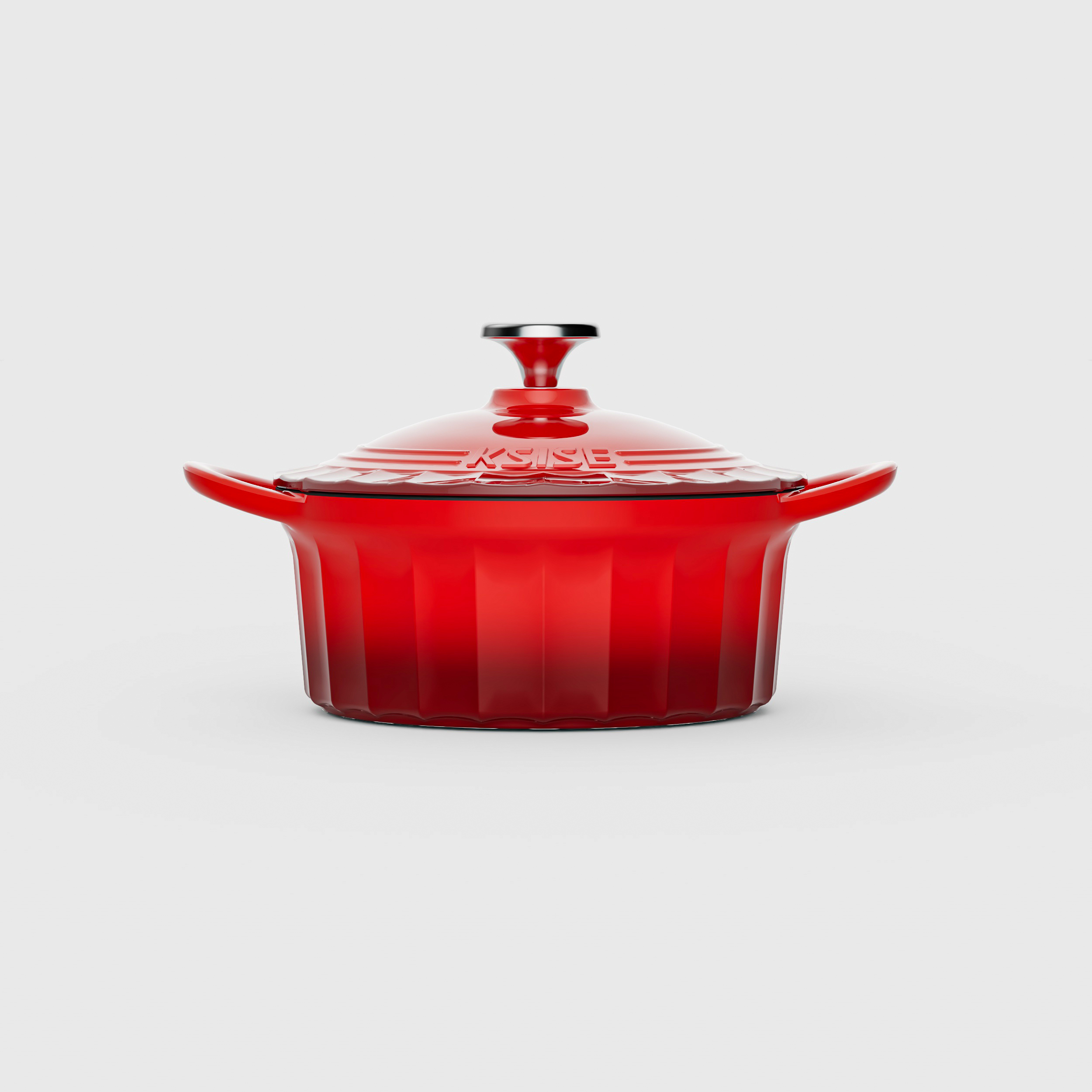 COLORFUL CAST IRON ENAMEL SEAFOOD POT