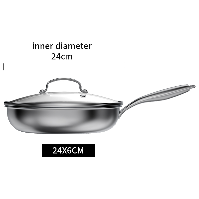 Deep Honeycomb Fry Pan