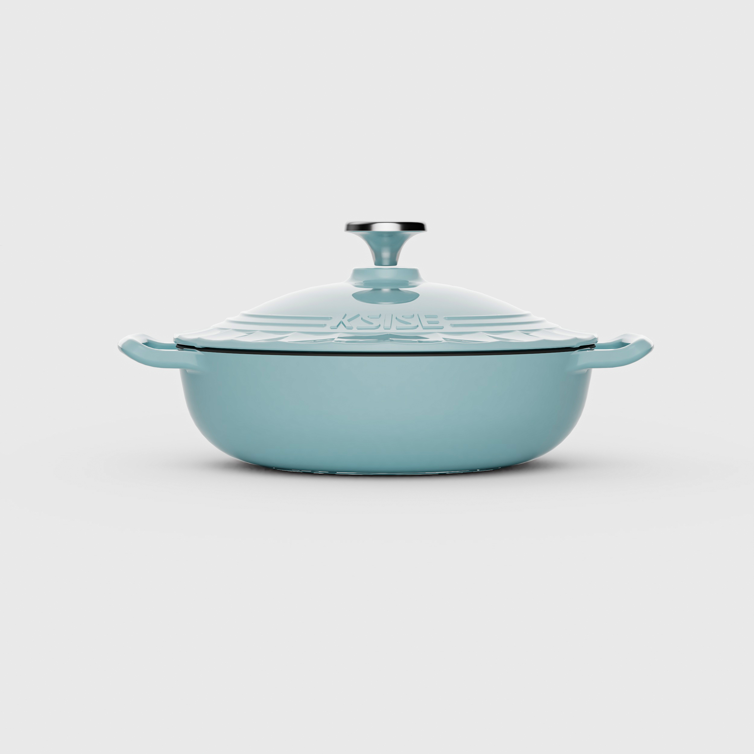 COLORFUL CAST IRON ENAMEL SEAFOOD POT