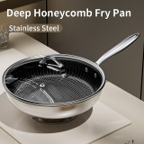Deep Honeycomb Fry Pan