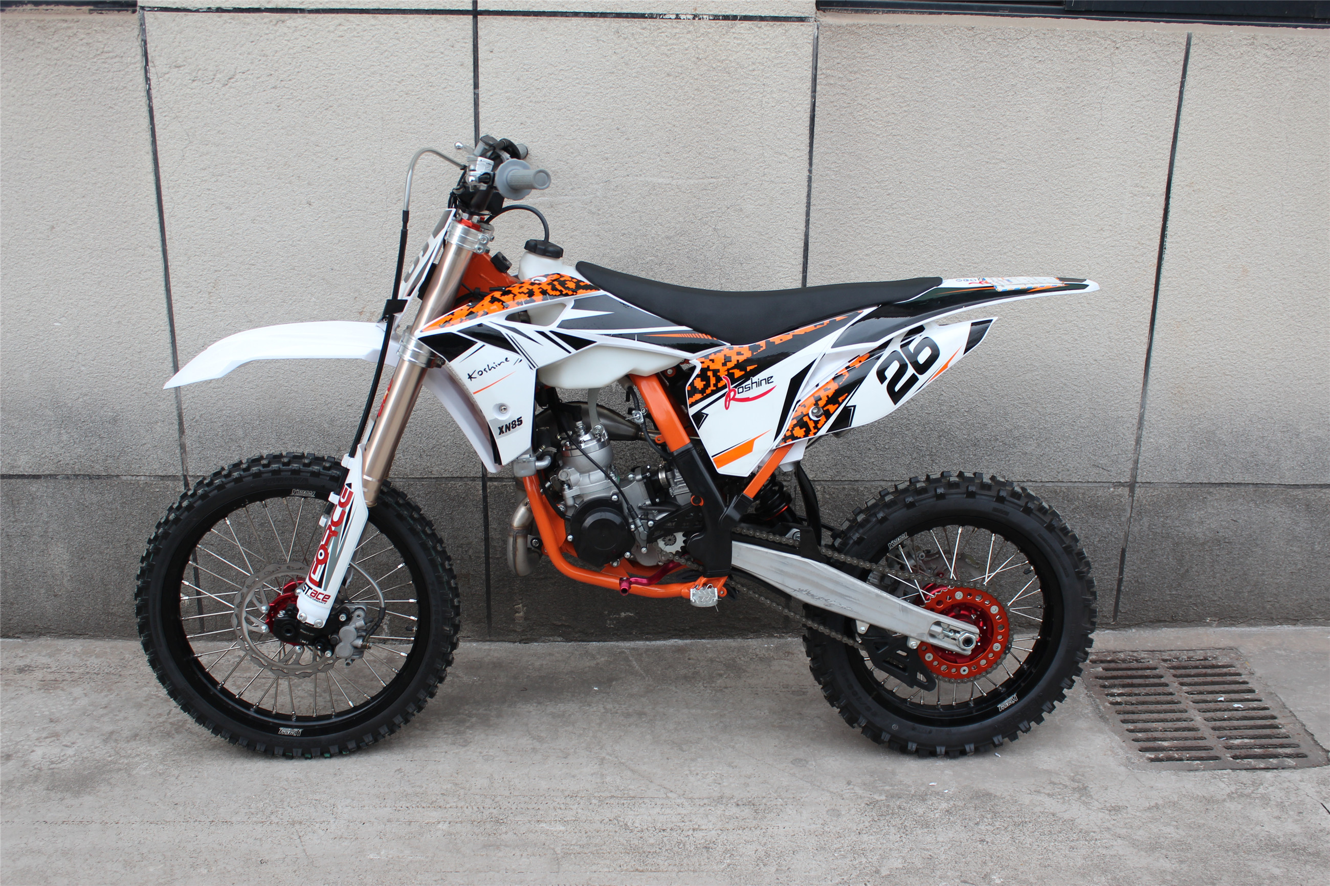 85CC dirt bike with Fastace forks XN85