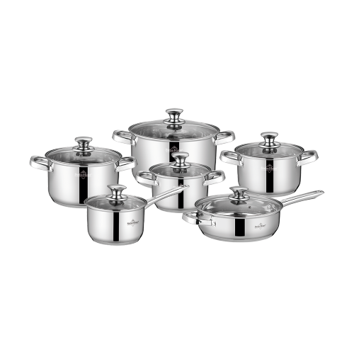 12PCS Stainless Steel Cookware Set