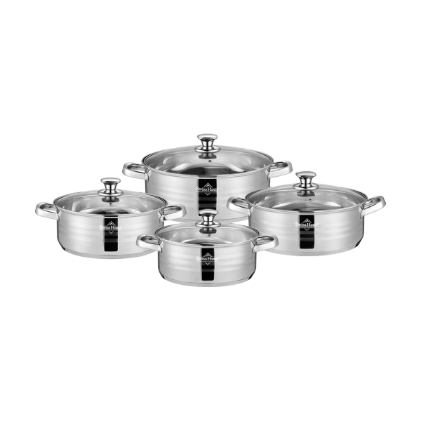 8PCS Stainless Steel Cookware Set SH-NC1008