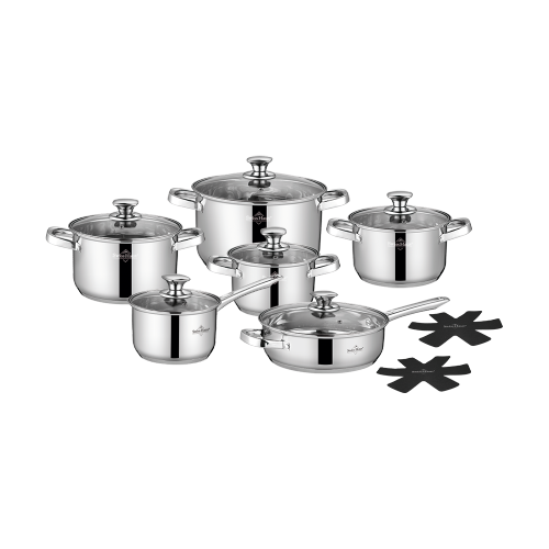 14PCS Stainless Steel Cookware Set