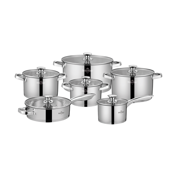 12PCS Stainless Steel Cookware Set SH-EC1012