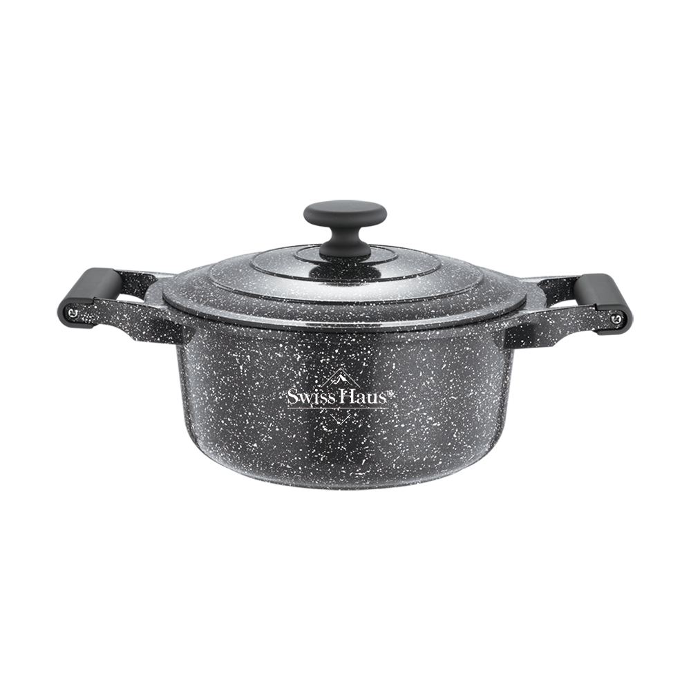 20/24/28cm Cast Alu Pot With Lid