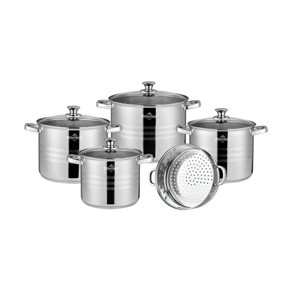 9PCS Stainless Steel Cookware Set SH-NC2009
