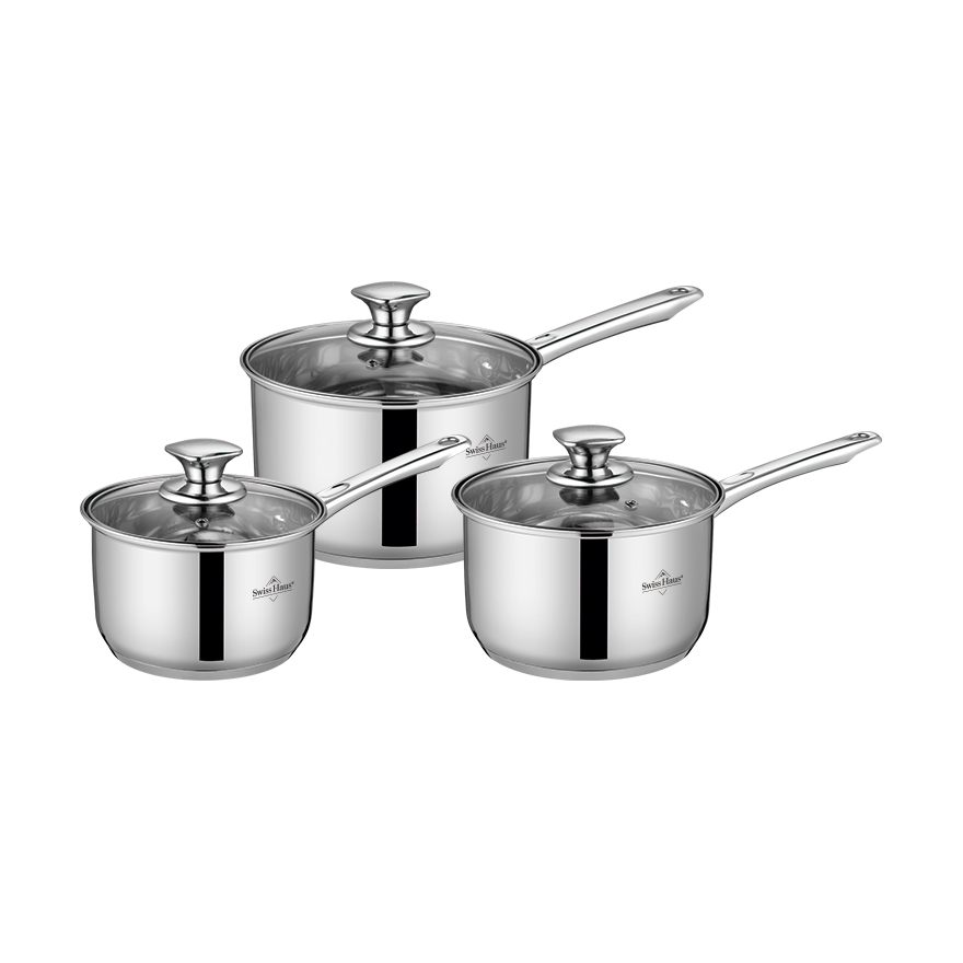 6PCS Stainless Steel Cookware Set